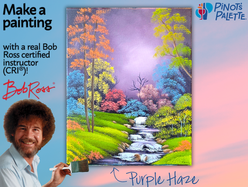Bob Ross Oil Painting - with Certified Ross Instructor Anam Bokhari